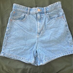 Zara high waisted mom shorts